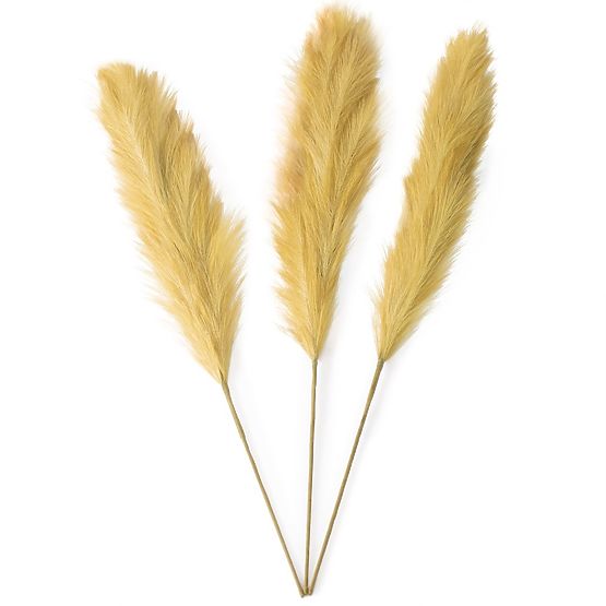 Künstliche Blume PAMPLY Farbe Senfgelb ameliahome