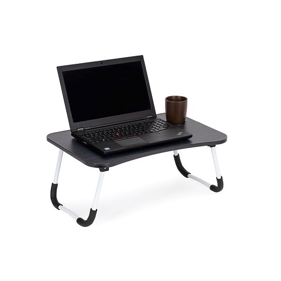 Laptop-Tisch für das Bett 60x40cm - Schwarz