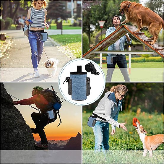 Leckerlitasche für Hunde MAILO blau