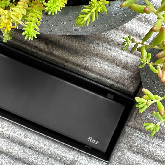 Linearer Abfluss REA Neox für Schwarz 50