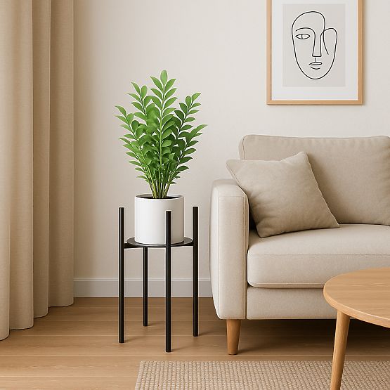 Loft-Pflanzenständer Torre 60 cm schwarz
