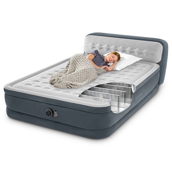 Luftmatratze Bett 236x152cm mit Pumpe für 2 Personen DELUXE 64448ND