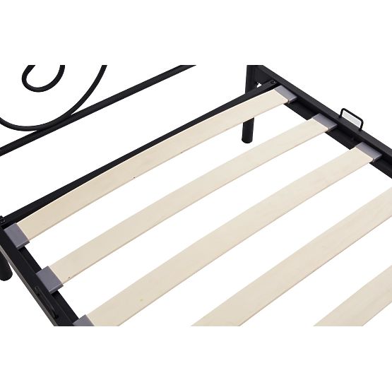 Metallbett PANAMA 200x90 - schwarz