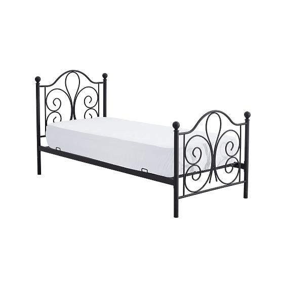 Metallbett PANAMA 200x90 - schwarz