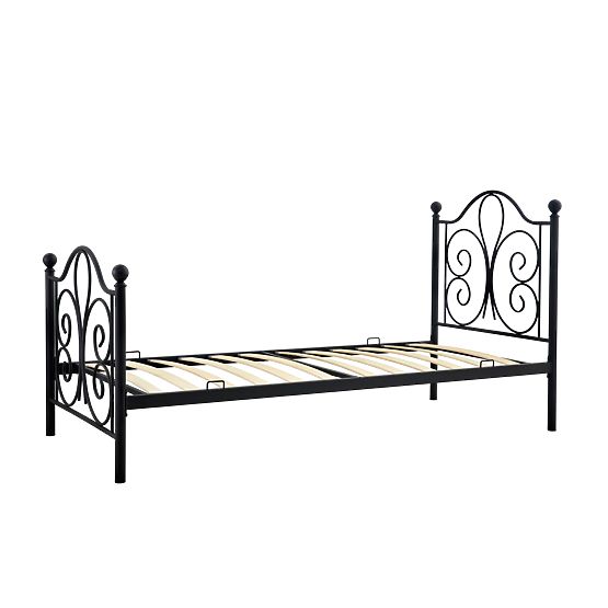Metallbett PANAMA 200x90 - schwarz