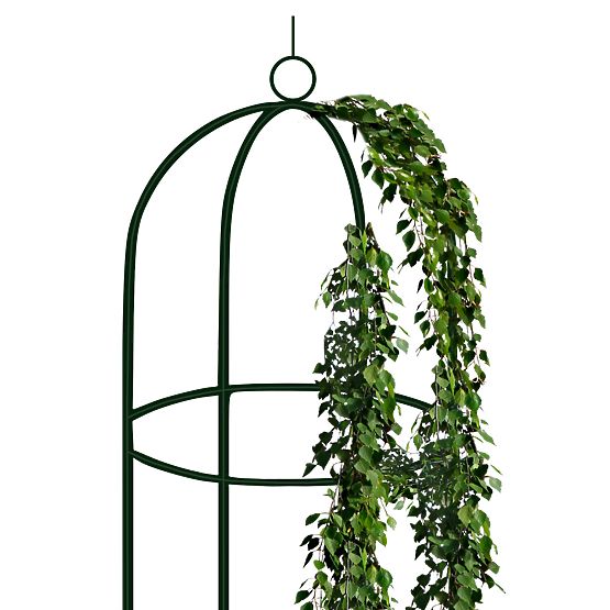 Metallpergola Pfosten dunkelgrün 190 cm
