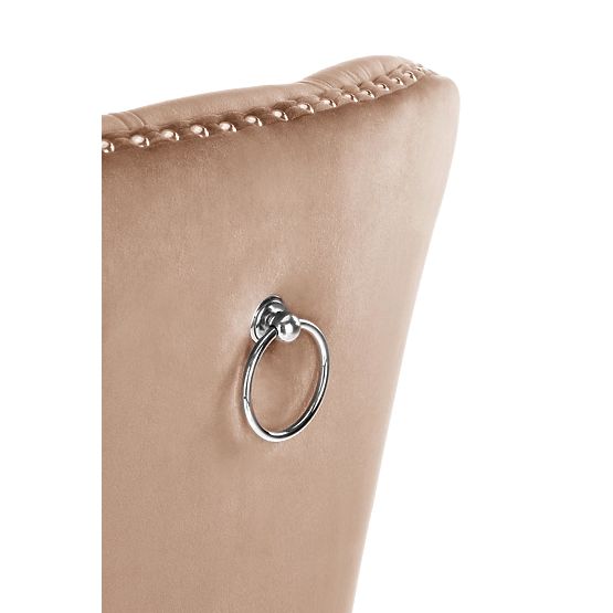 MIYA Stuhl schwarz / Bezug: beige (1p=2Stk)