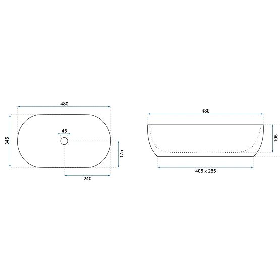 Möbelwaschbecken REA Amelia WARM