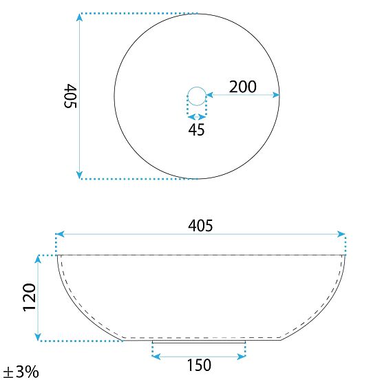 Möbelwaschbecken Rea ANIKA