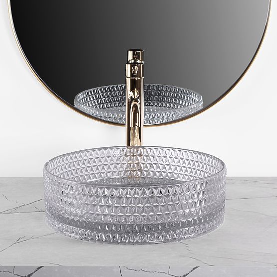 Möbelwaschbecken Rea Cristal Light Grey