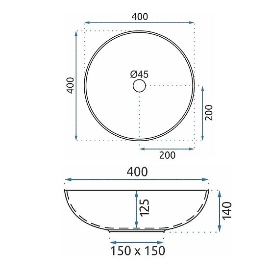 Möbelwaschbecken Rea Etno