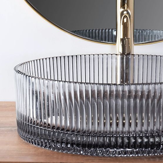 Möbelwaschbecken Rea Ingrid Grau