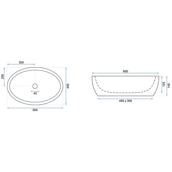 Möbelwaschbecken Rea Melania