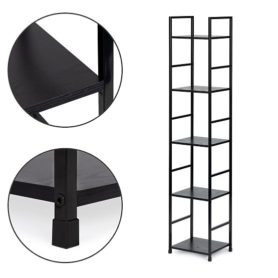 Moderne Holzregal mit Metallrahmen LOFT 5 Regale