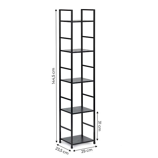 Moderne Holzregal mit Metallrahmen LOFT 5 Regale