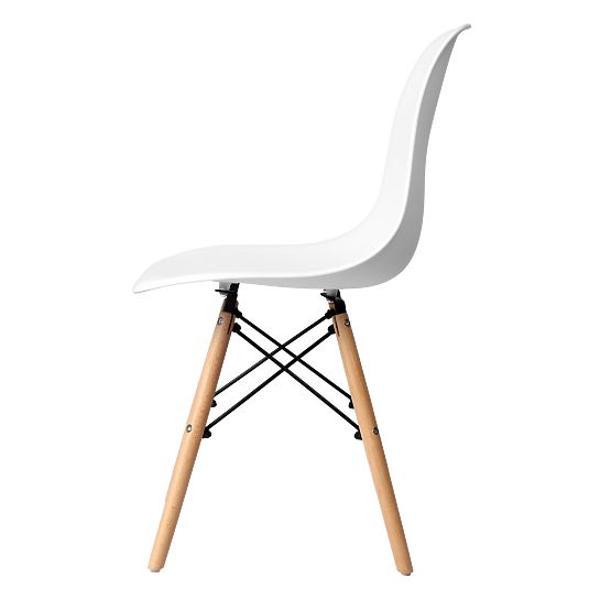 Moderne Stuhl Paris DSW weiß