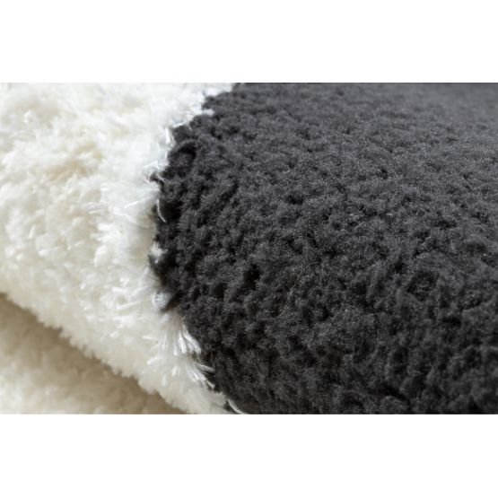 Moderner Teppich MODE 8531 Abstraktion Creme/Schwarz