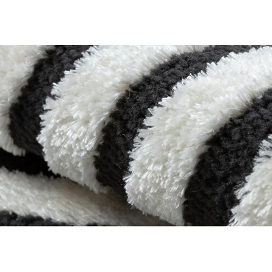 Moderner Teppich MODE 8597 geometrisch creme/schwarz