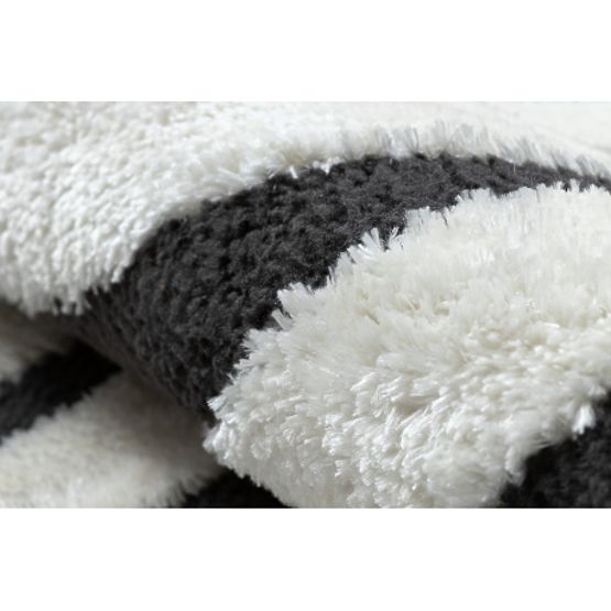 Moderner Teppich MODE 8629 Muscheln Creme/Schwarz