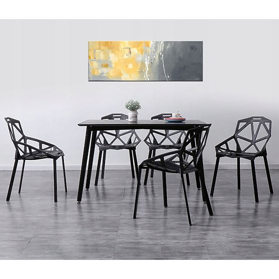 Modernes Spitzenstuhl VECTOR schwarz
