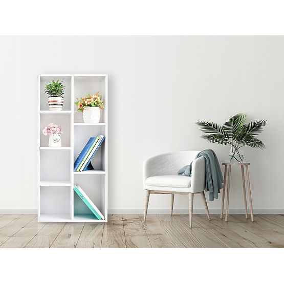 Weiße Bücherregal ModernHome