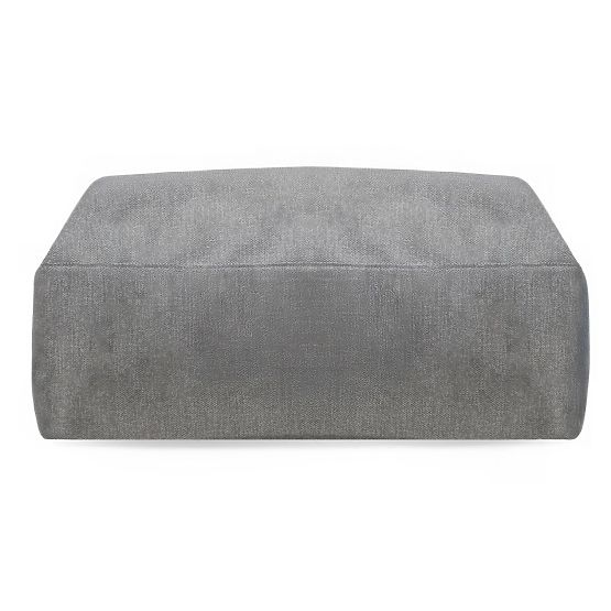 Modulare Garten-Ecksofa Vacuum I mit Bezug, grau