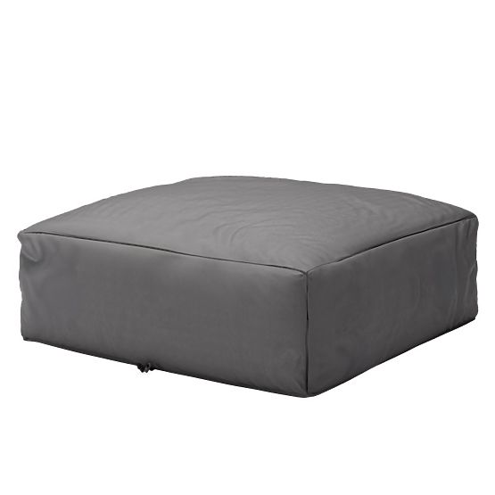 Modulare Garten-Ecksofa Vacuum I mit Bezug, grau