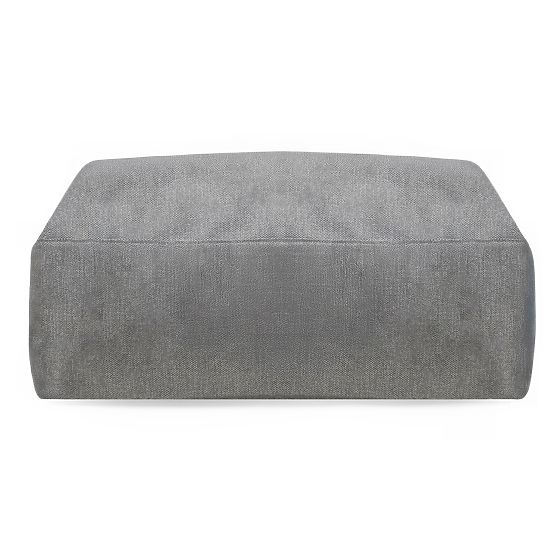 Modulare Garten-Ecksofa Vacuum I mit Bezug, grau
