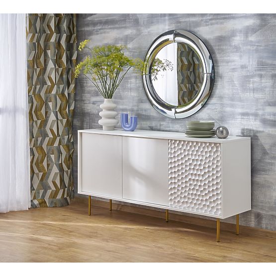 MOON Wandspiegel, silber (1p=1Stk)