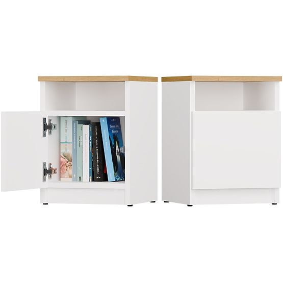 Nachttisch GALAX 30/1D WEISS-ARTISAN