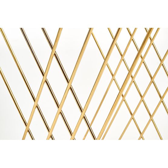 NANCY Tisch gold / transparent