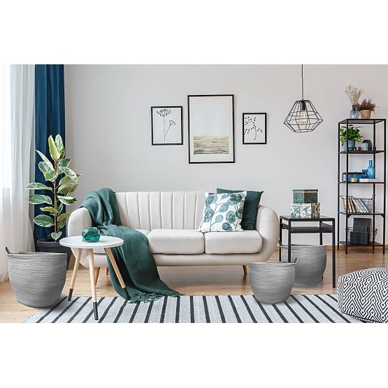 Natürliche BOHO-Körbe - Set mit 3 Stück