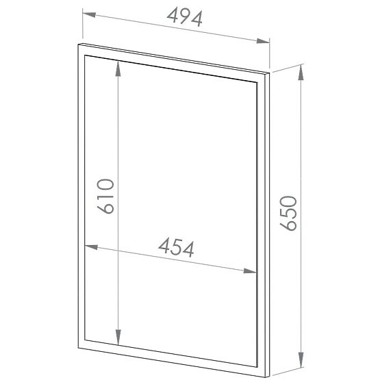 Nevio-Spiegel – Artisan-Eiche