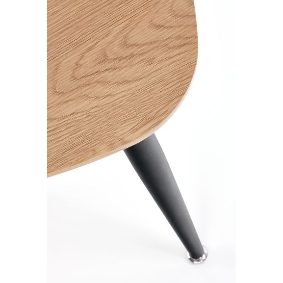 NICEA 2, Set aus 2 Bänken Eiche Gold/Schwarz