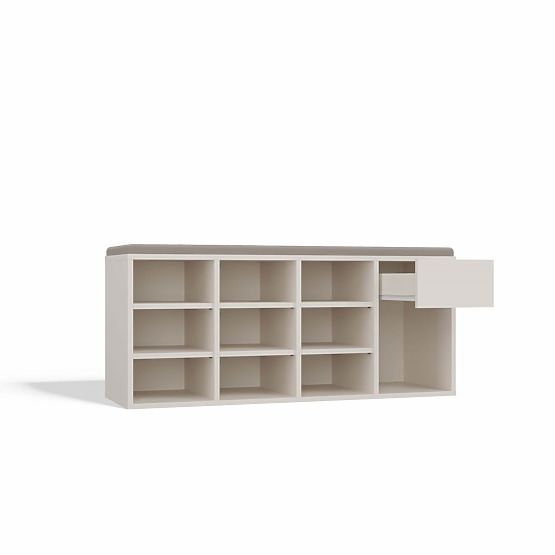 Offenes Schuhregal TALLIN KASCHMIR BEIGE für den Flur