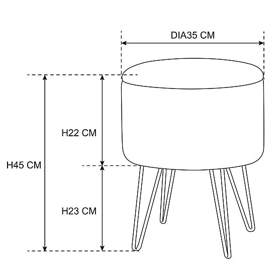 ÖFFNENDE ROSA PUFF LILI