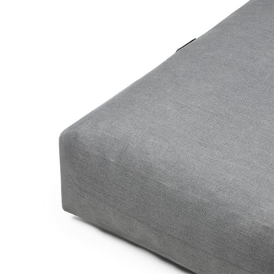 Ottomane für das Garteneckset Vacuum mit Bezug, grau