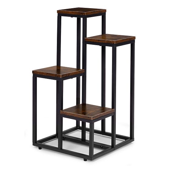 Pflanzenständer Dekoration 4 Regale Loft ModernHome