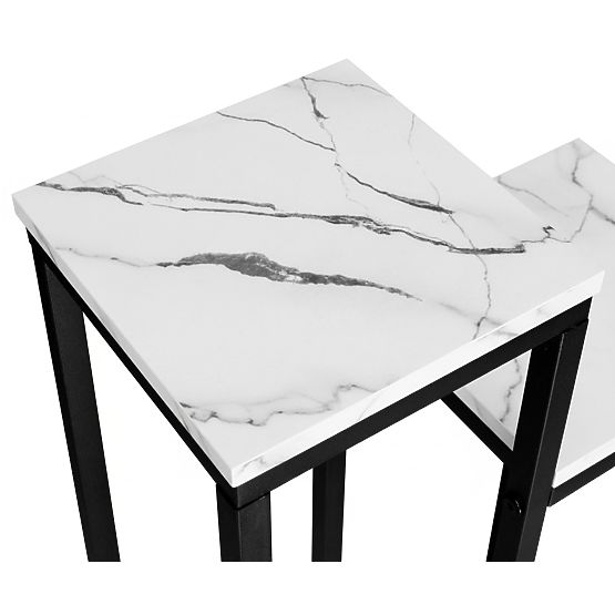 Pflanzenständer Munir weißer Marmor