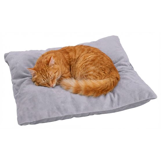 Plüschhaus für Katzen JASPER grau