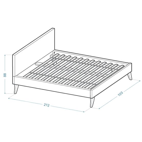 Polsterbett HEAVEN 180 x 200 cm - Grün
