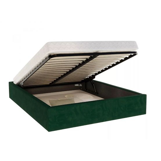 Polsterbett ORLANDO 180 x 200 cm - Grün