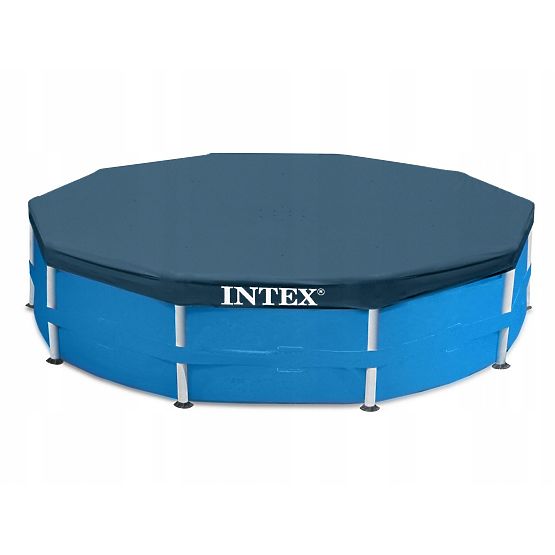 Poolabdeckung mit Rahmen 457 cm INTEX 28032