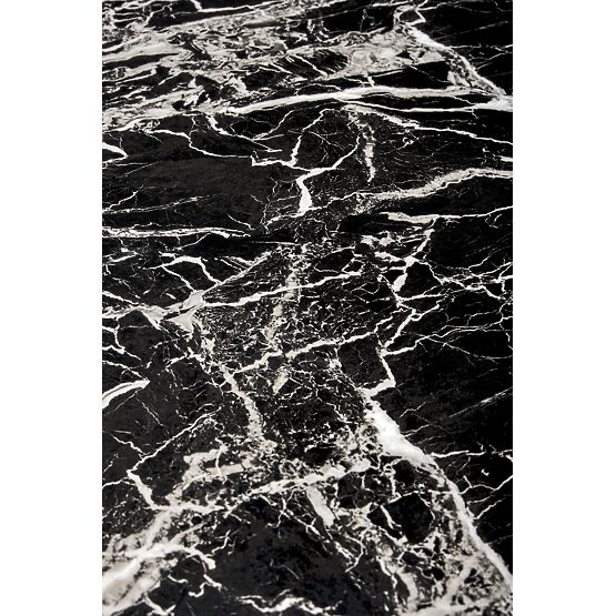 RAYMOND 2 Tisch, Platte - schwarzer Marmor, Beine - gold (2p=1Stk)