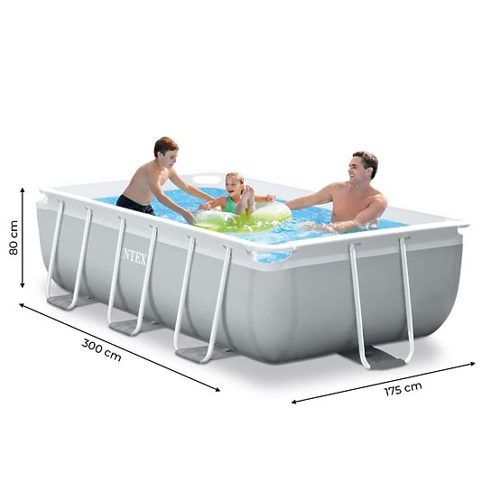 Rechteckiger Pool 300x175 cm
