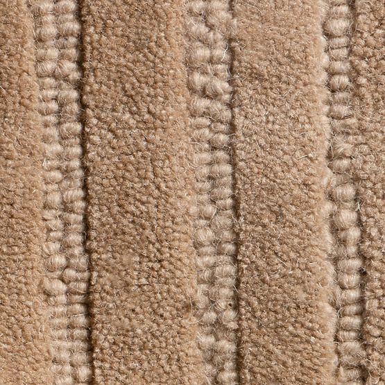 Rechteckiger Teppich Isla, Bögen, getuftet, Wolle, dunkelbeige, Teppichgröße: 190x290