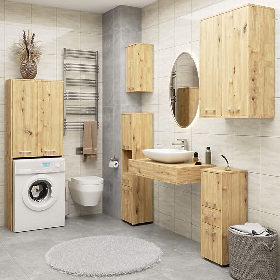 REGAL BADEZIMMER FIN SÄULE 30 2D 1SZ 1W 140cm PK ARTISAN