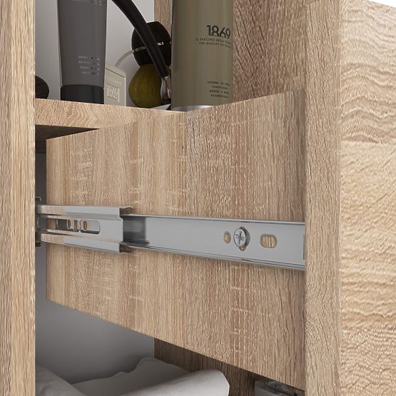 REGAL BADEZIMMER FIN SÄULE 30 2T 1S 1W 140cm EICHE SONOMA