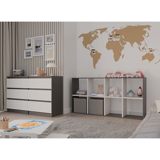 Regal Malax 2X4 ANTHRAZIT WEISS