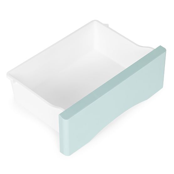 Regal mit 5 ausziehbaren Schubladen, Beine mit Rollen, bunte Schubladen ModernHome